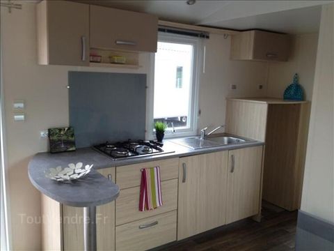 MOBILHOME 4 personnes - Mobil-home Bois Standard 27m² - 2 chambres - Terrasse couverte - TV