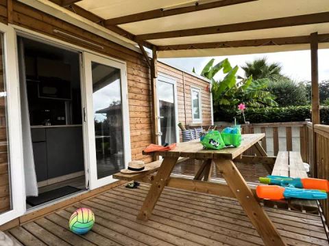 MOBILHOME 5 personnes - Mobil-Home Confort 3 Pièces 5 Personnes + TV