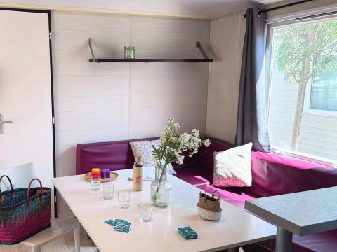 MOBILHOME 6 personnes - Mobil-home Arizona Standard 4 Pièces 6 Personnes Climatisé + TV