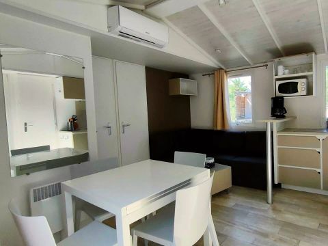 MOBILHOME 6 personnes - Mobil-home Arizona Standard 4 Pièces 6 Personnes Climatisé + TV