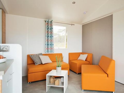 MOBILHOME 6 personnes - COTTAGE CERISE 38 m² 3 CHAMBRES 2 SDB A