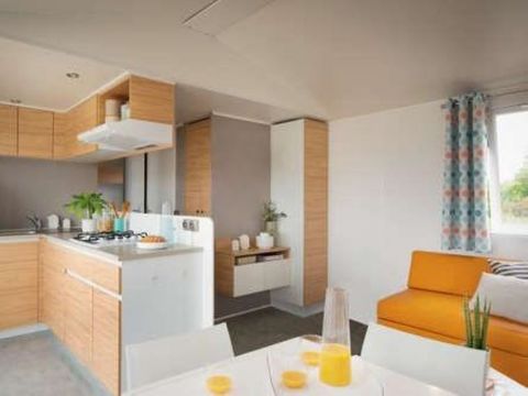 MOBILHOME 6 personnes - COTTAGE CERISE 38 m² 3 CHAMBRES 2 SDB A