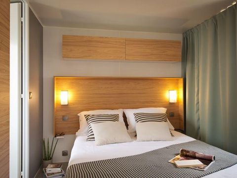 MOBILHOME 6 personnes - COTTAGE CERISE 38 m² 3 CHAMBRES 2 SDB A