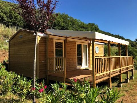 MOBILHOME 6 personnes - COTTAGE MERISE 28 m² 2 CHAMBRES A