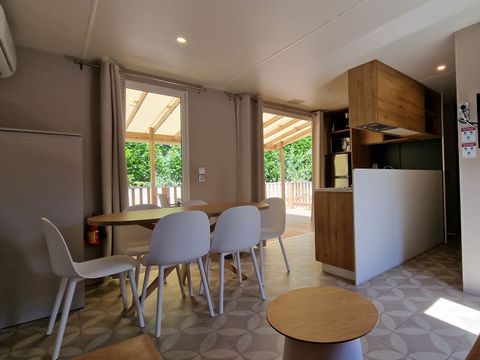 MOBILHOME 6 personnes - COTTAGE PREMIUM ESPINOUSE 40 m² 3 ch 2 sdb A