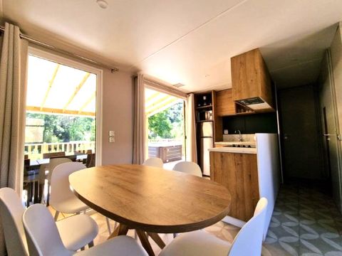 MOBILHOME 8 personnes - COTTAGE PREMIUM SPA TRIBU GORGES DE COLOMBIERES 4 ch 3 sdb B