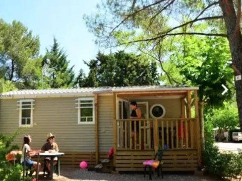 MOBILHOME 4 personnes - Mobil-home Grand Confort 3 Pièces 4 Personnes Climatisé + TV