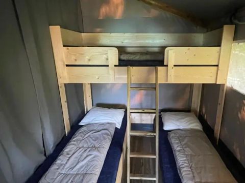 Tente en toile et en bois 6 personnes - Lodgetent, type LG+
