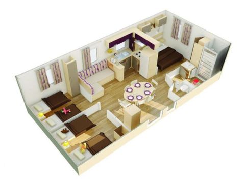 MOBILHOME 6 personnes - TAMARIS XL