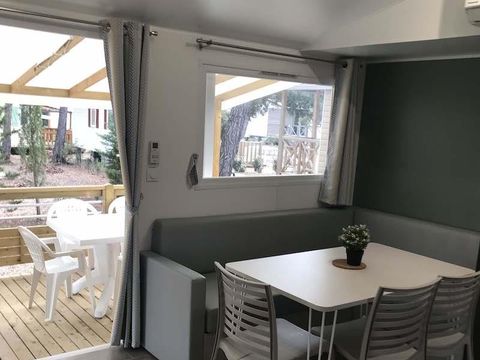 MOBILHOME 6 personnes - Mobile home 36m² - clim + TV + Terrasse couverte
