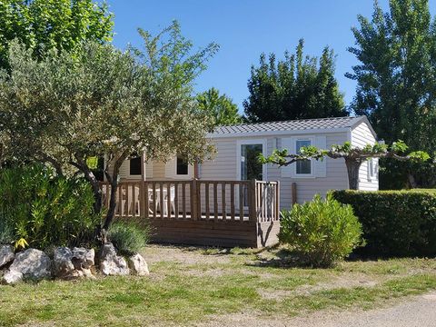Mobilhome 6 personnes - Mobil home Aups - 28m² - 3 chambres + TV + A/C