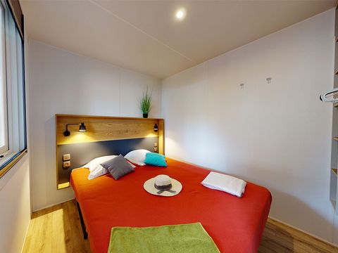 Mobilhome 4 personnes - Mobil home Sainte-Croix - 28m² - 2 chambres + TV + A/C