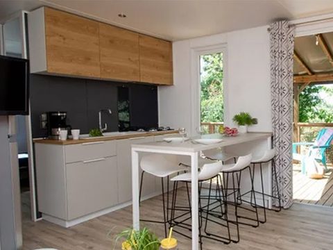 Mobilhome 6 personnes - Mobile home Verdon - 33 m² - 3 chambres + TV + A/C