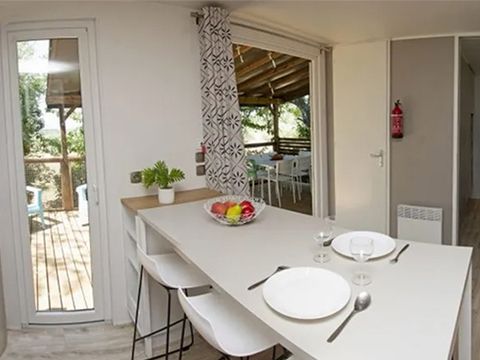 Mobilhome 6 personnes - Mobile home Verdon - 33 m² - 3 chambres + TV + A/C