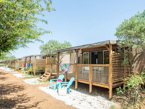 Mobilhome 6 personnes - Mobile home Verdon - 33 m² - 3 chambres + TV + A/C