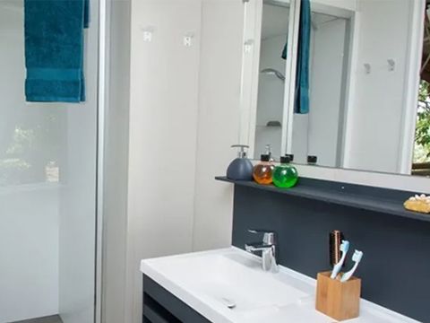 Mobilhome 6 personnes - Mobile home Verdon - 33 m² - 3 chambres + TV + A/C