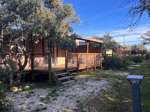 Mobilhome 4 personnes - Mobil home Castellane côté jardin - 30m² - 2 chambres + TV + A/C