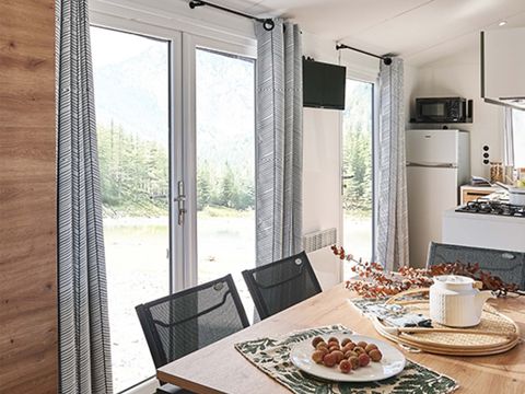 Mobilhome 6 personnes - Mobil home Quinson - 33m² - 3 chambres + TV + A/C