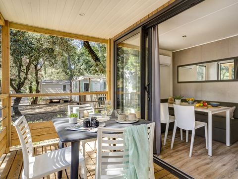MOBILHOME 4 personnes - COTTAGE 4p 2ch clim ****