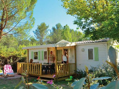 MOBILHOME 5 personnes - COTTAGE 4/5p 2ch clim ***