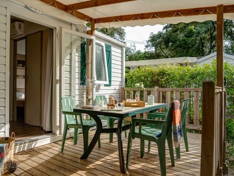 MOBILHOME 5 personnes - COTTAGE 4/5p 2ch clim ***