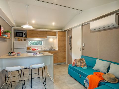 MOBILHOME 4 personnes - COTTAGE 4p 2ch 2SdB clim ****