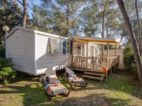 MOBILHOME 6 personnes - COTTAGE 6p 3ch 2SdB clim ****