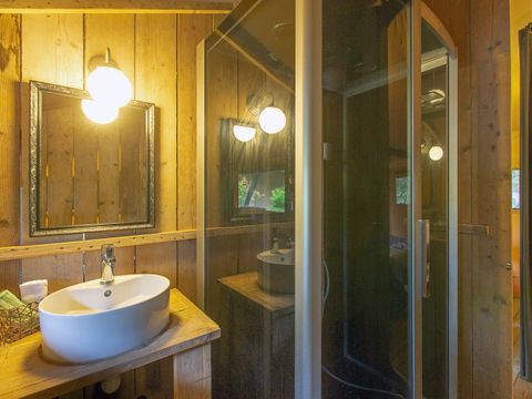 TENTE TOILE ET BOIS 5 personnes - LODGE SAFARI 5p 2ch ****