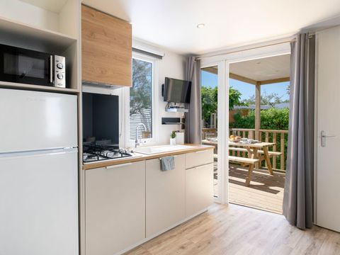 MOBILHOME 4 personnes - COTTAGE 4p 2ch clim ***<br/><br/>