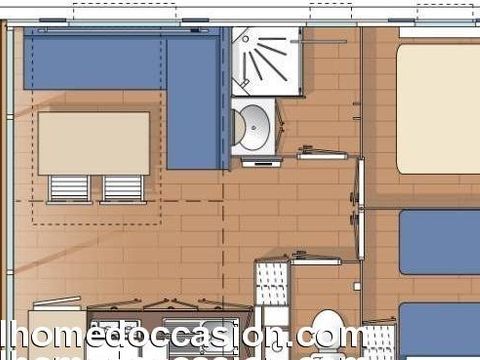 MOBILHOME 4 personnes - Nature Confort 25 m² -  sans climatisation