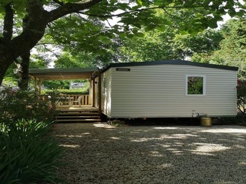 MOBILHOME 4 personnes - Premium Mercure 26m² (2 chambres) + TV + Climatisation + Terrasse couverte