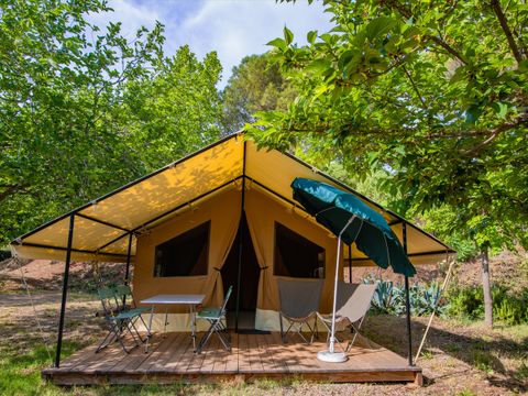 TENTE TOILE ET BOIS 4 personnes - Tente Ponza