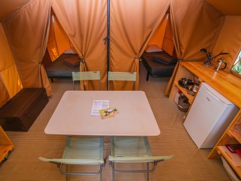 TENTE TOILE ET BOIS 4 personnes - Tente Ponza
