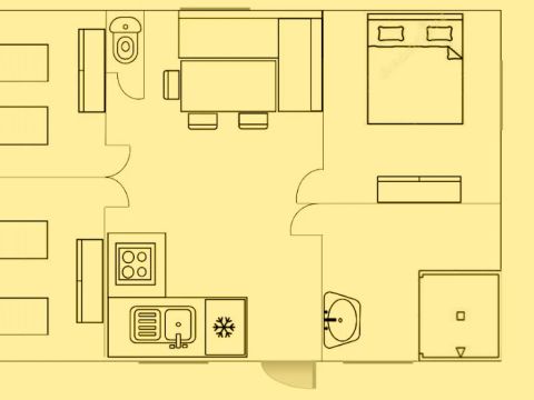 MOBILHOME 6 personnes - SUPER TITANIA