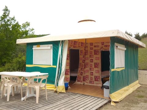 TENTE TOILE ET BOIS 4 personnes - El Chalten