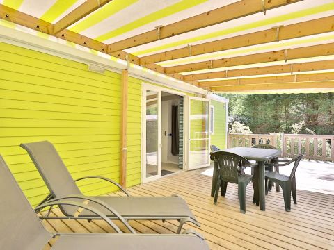 MOBILHOME 6 personnes - Mobil-Home PMR 3 Pièces 4/6 Personnes + TV