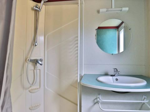 MOBILHOME 5 personnes - Mobil-Home Pêcheur 3 Pièces 5 Personnes + TV