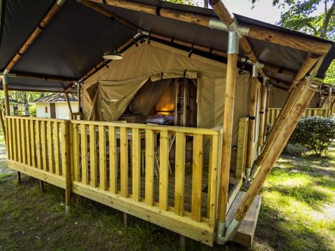 LODGE 5 personnes - Lodge Safari 3 Pièces 5 Personnes + TV