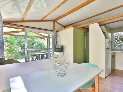 MOBILHOME 5 personnes - Mobil-Home Forêt L 3 Pièces 5 Personnes + TV