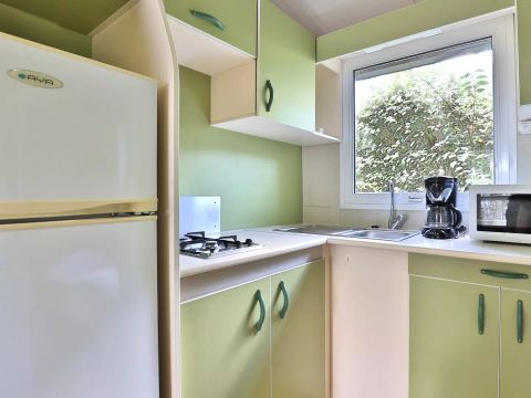 MOBILHOME 5 personnes - Mobil-Home Forêt L 3 Pièces 5 Personnes + TV