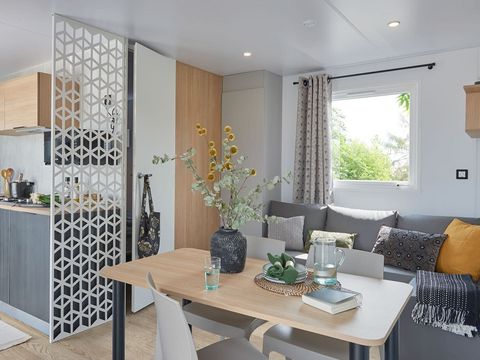 MOBILHOME 4 personnes - MOBIL HOME Premium Climatisé - TV - Lave vaisselle - 2 ch - 32.80m²/ Amandier