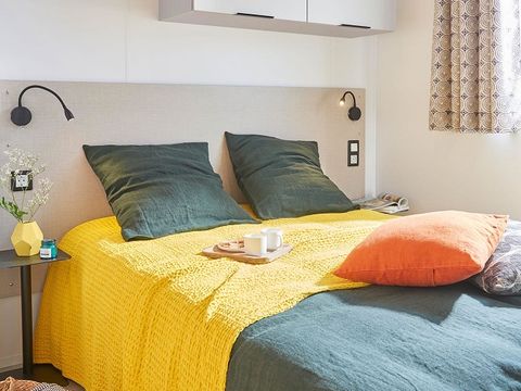 MOBILHOME 4 personnes - MOBIL HOME Premium Climatisé - TV - Lave vaisselle - 2 ch - 32.80m²/ Amandier