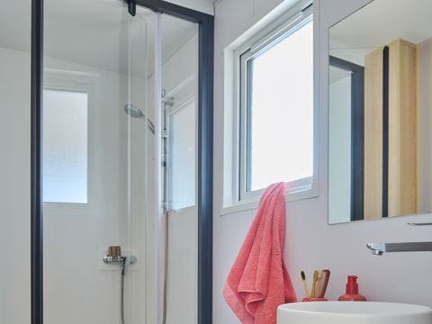 MOBILHOME 4 personnes - MOBIL HOME Confort Plus Climatisé - TV -  2 ch - 29.60m² / Aloe Vera