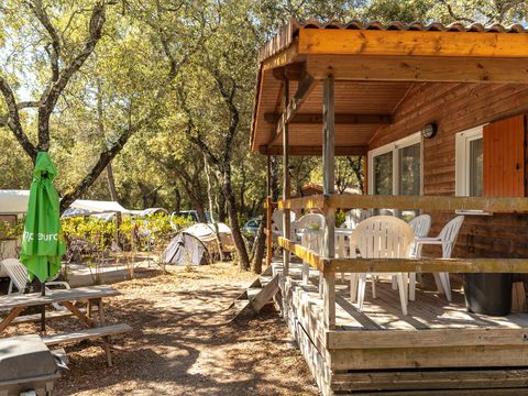LODGE 6 personnes - Lodge | 3 Chambres | 6 Couchages | Terrasse | 1 Salle de bain | Climatisation