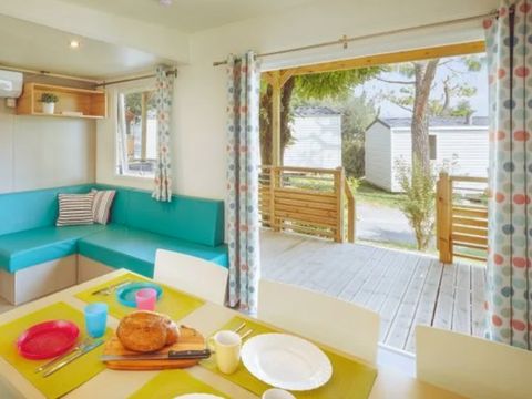 MOBILHOME 7 personnes - Premium 3 chambres Lounge sans TV 