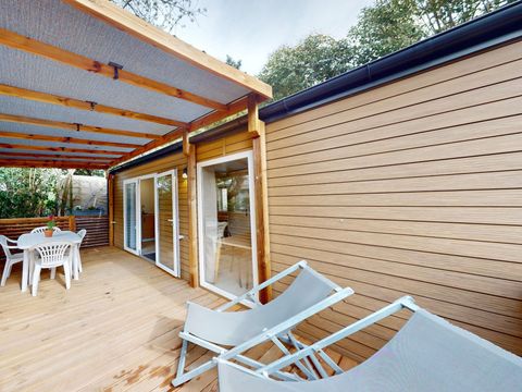MOBILHOME 4 personnes - 2 chambres confort (-8 ans) + Clim + TV