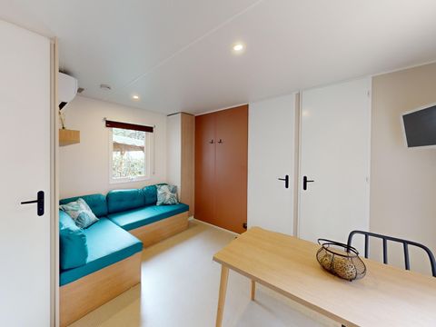 MOBILHOME 4 personnes - 2 chambres confort (-8 ans) + Clim + TV