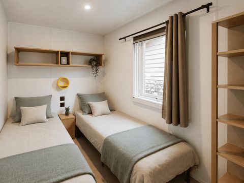 MOBILHOME 4 personnes - "GRAND STANDING" - 2 CHAMBRES