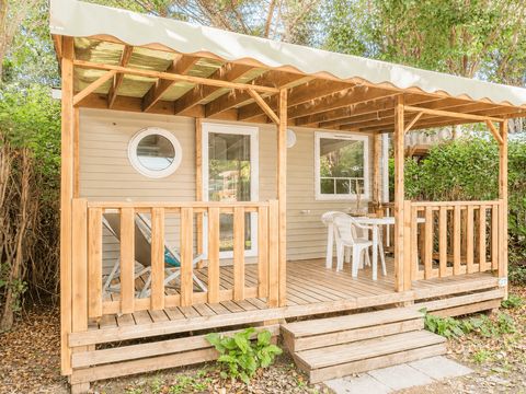 MOBILHOME 2 personnes - "AMOUREUX" 1 CHAMBRE