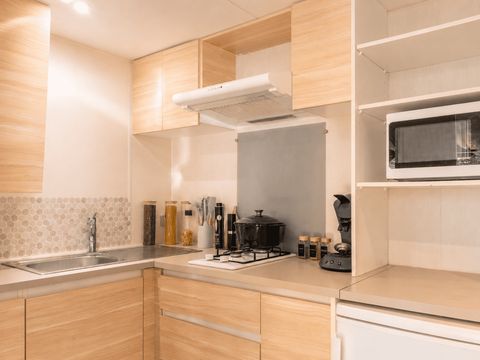 MOBILHOME 2 personnes - "AMOUREUX" 1 CHAMBRE